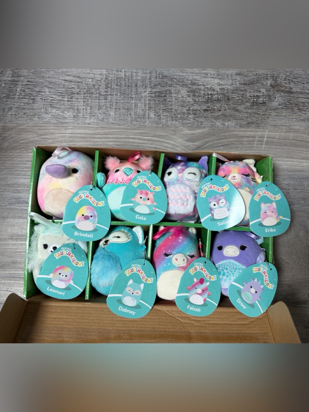 Squishmallows Holiday Ornament Set - Teal, Purple, Pink, Blue, White - Picture 3 of 6